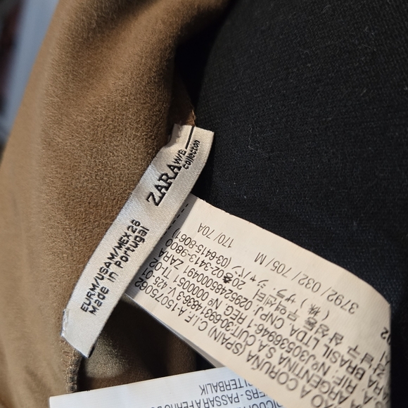 Brown Suede Western Skirt with Gold Accents! - Picture 9 of 9